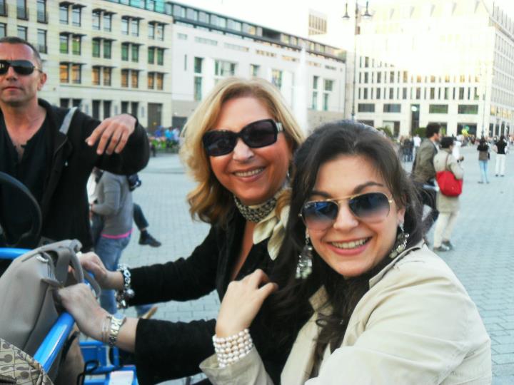 Io e la mia mamma a Berlino
