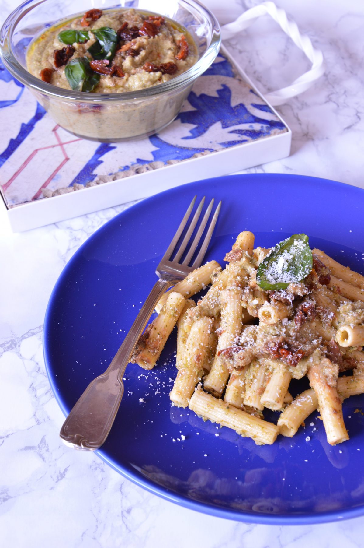 Maccheroni Con Pesto Di Broccoli E Pomodori Secchi Mamma E Figlia In